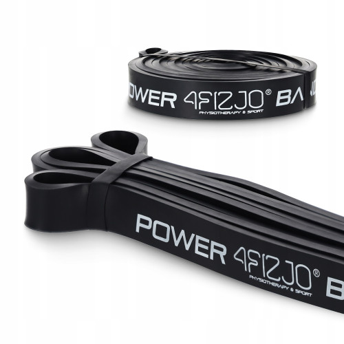 Резинка для фитнеса  4FIZJO Power Band 22 мм 12-17 кг Black - фото №3